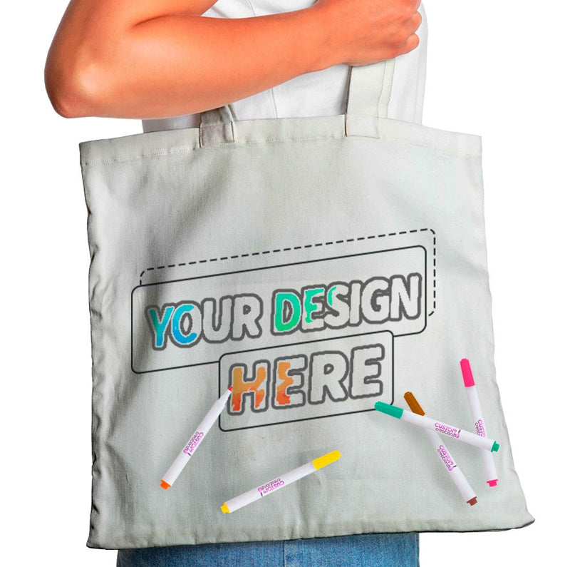 Create your own with Permanent Fabric Markers - Tote Bag