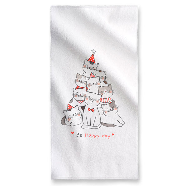 Christmas Cats - Towel