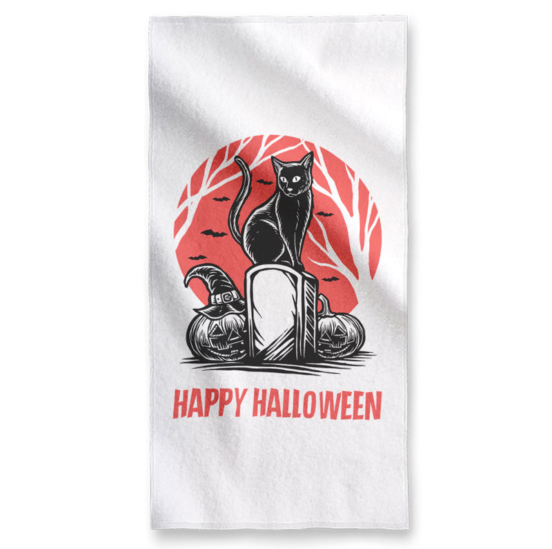 Black Cat - Towel