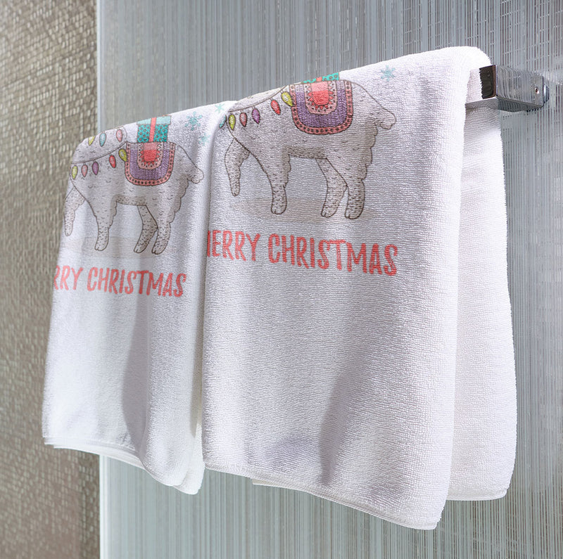 Merry Llama - Towel