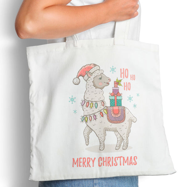 Merry Llama - Tote Bag