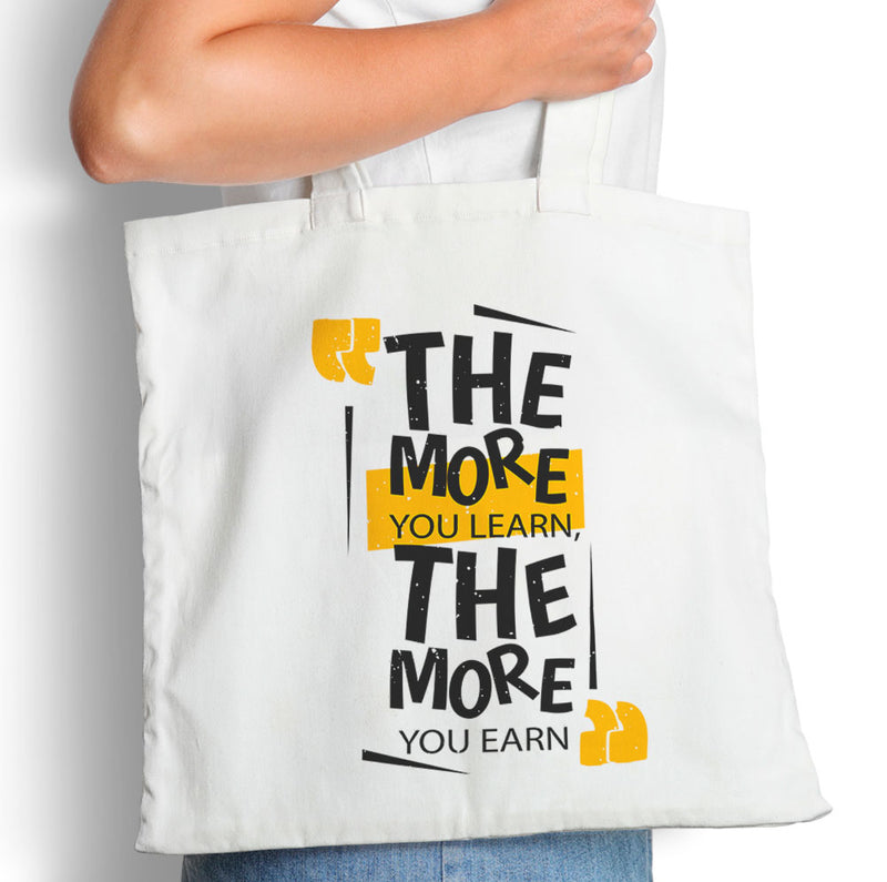 The More You Learn - Tote Bag