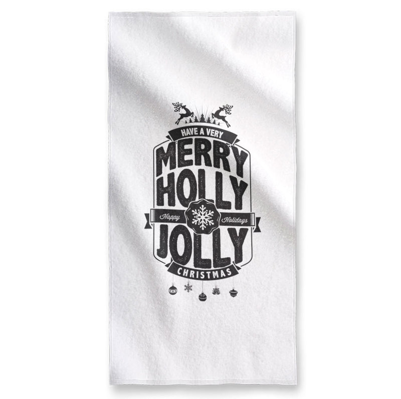 Merry Holly Jolly - Towel