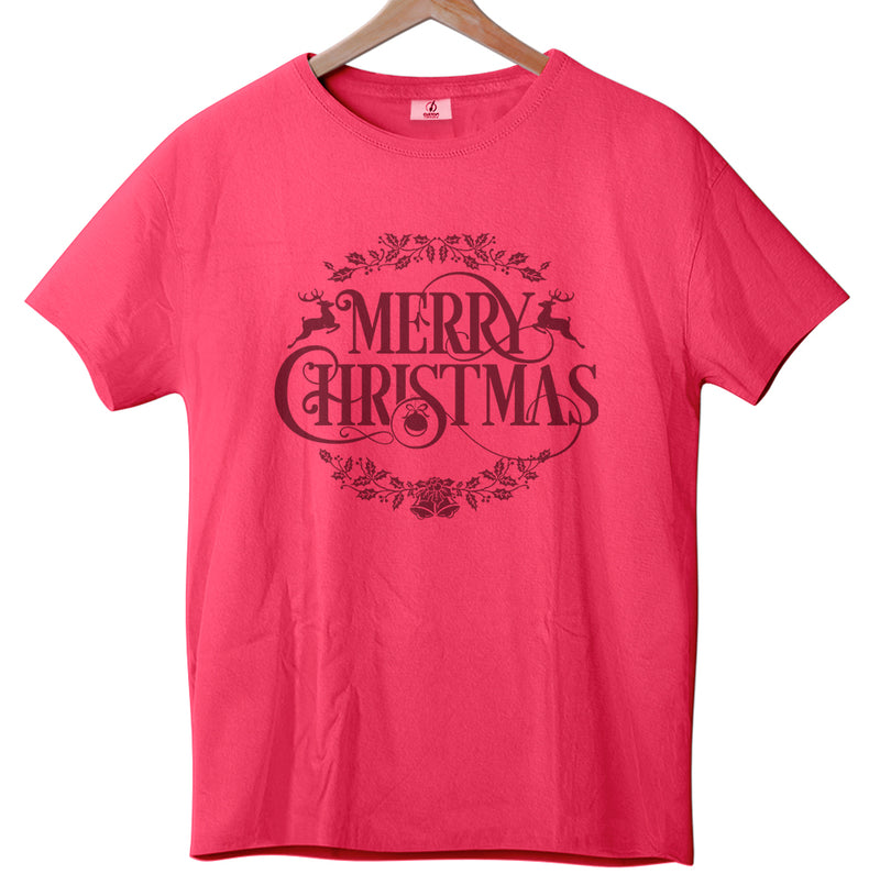 Merry Christmas Wreath - Tee