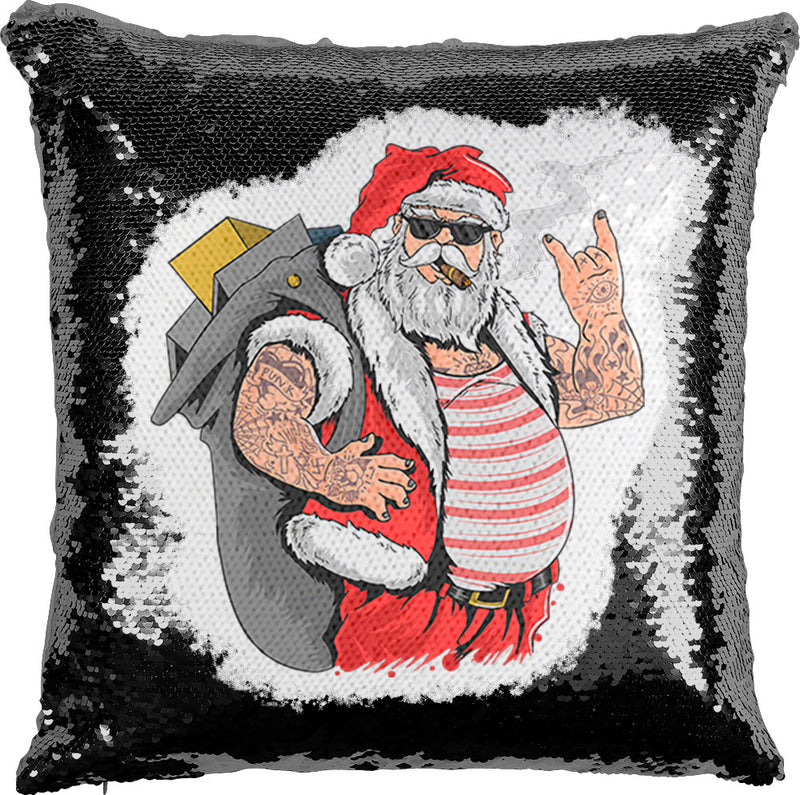 Punk Santa with reversible Sequins