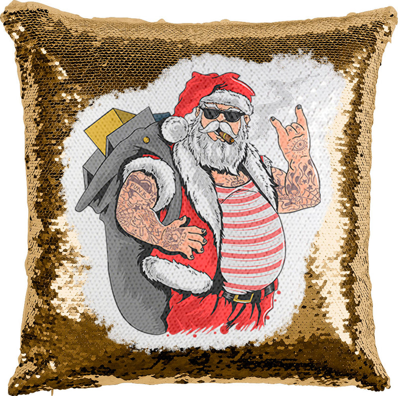 Punk Santa with reversible Sequins