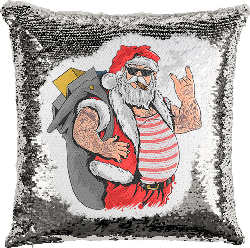 Punk Santa with reversible Sequins