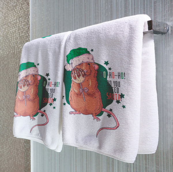 Santa Rat - Towel