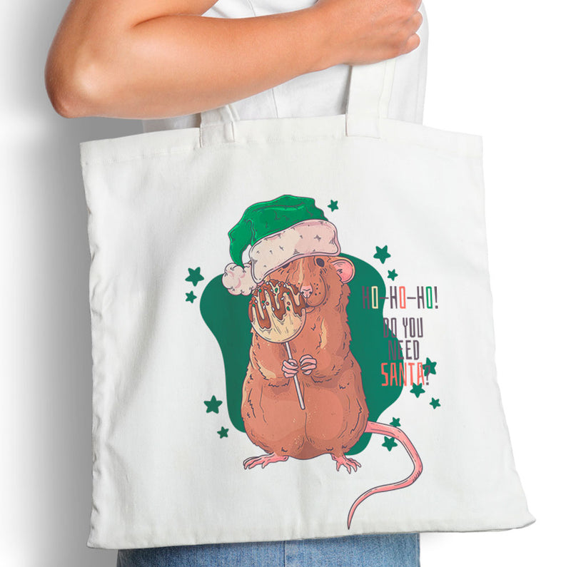 Santa Rat - Tote Bag