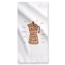 Good People and Black Coffee  - Towel