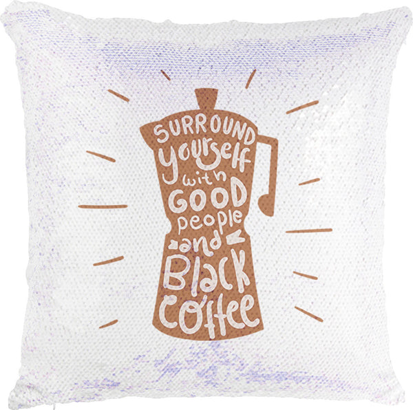 Good People and Black Coffee Reversible Sequins