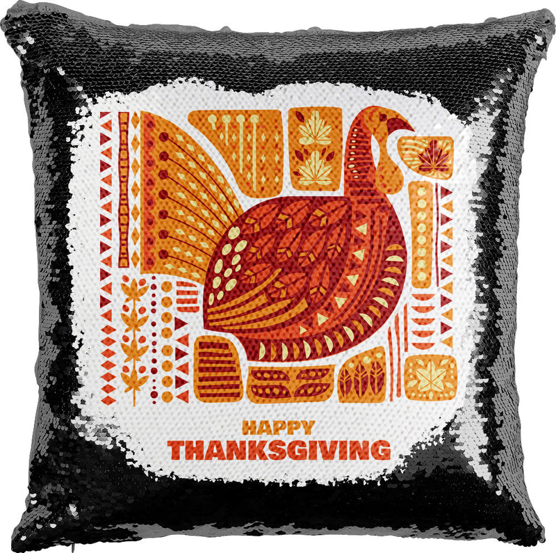 Retro Turkey with Reversible Sequins