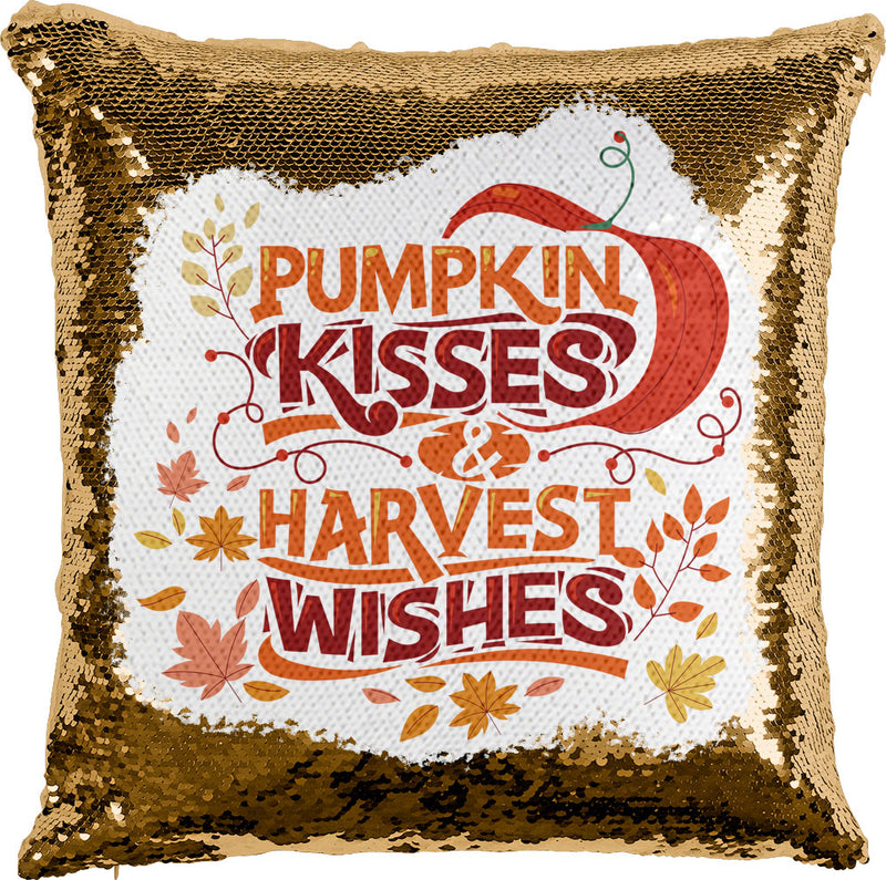 Pumpkin Kisses with Reversible Sequins