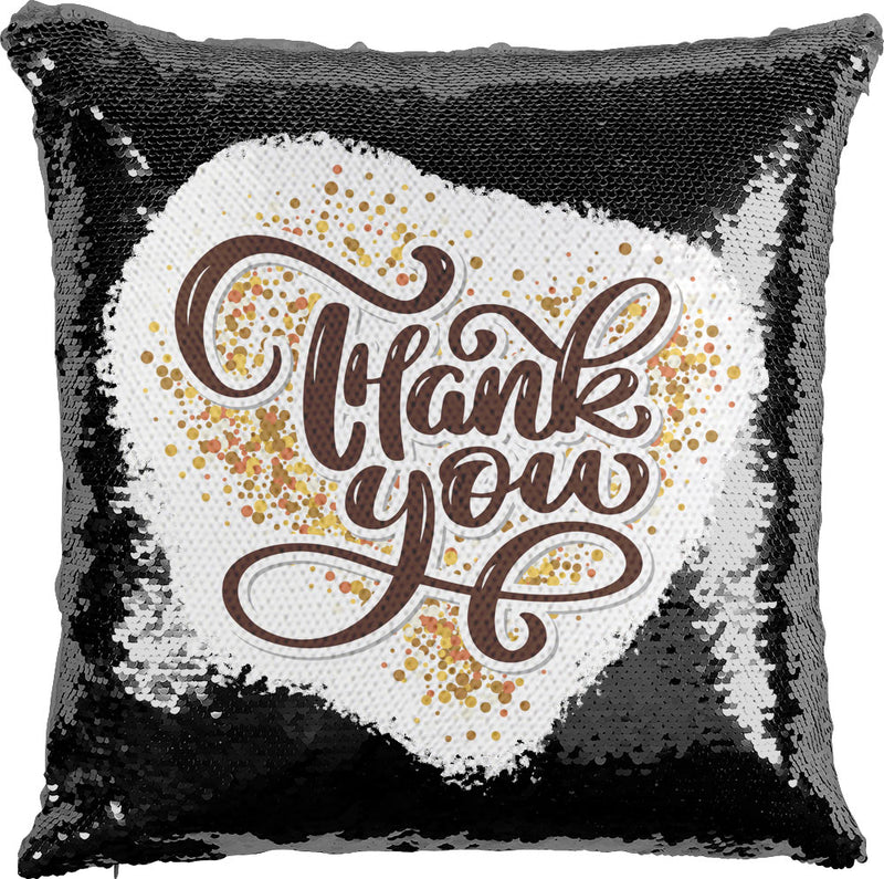 Thank You with Reversible Sequins