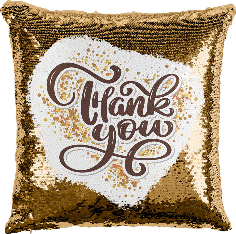 Thank You with Reversible Sequins