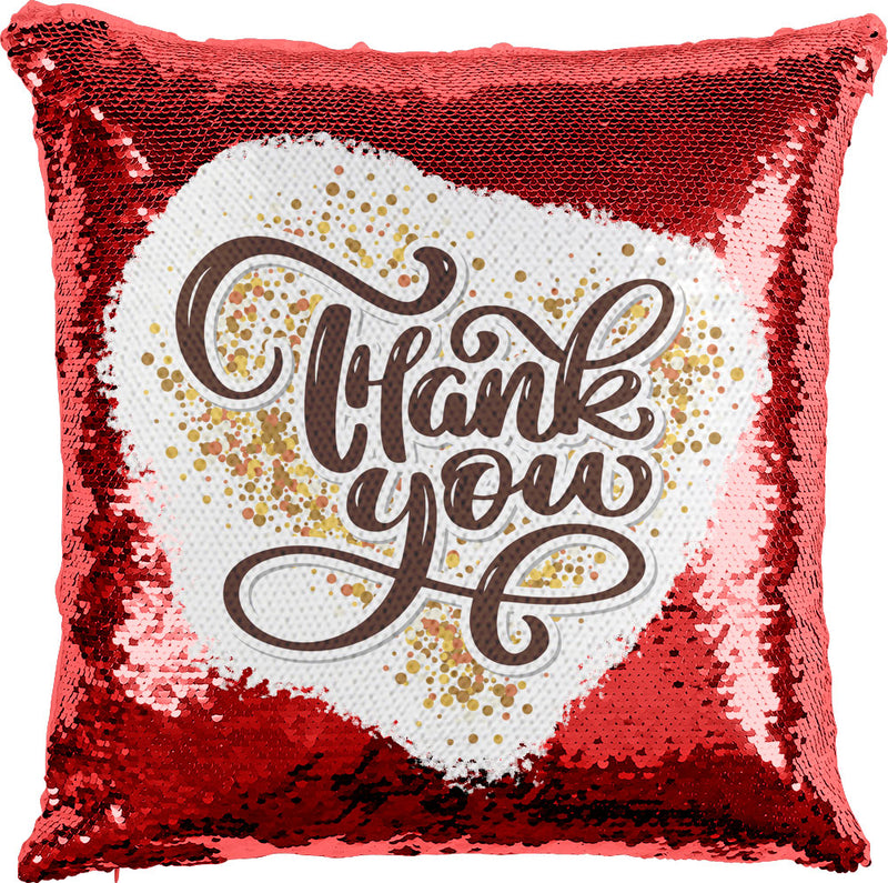 Thank You with Reversible Sequins