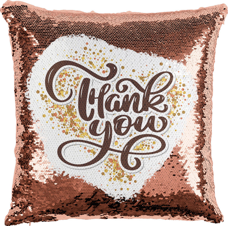 Thank You with Reversible Sequins