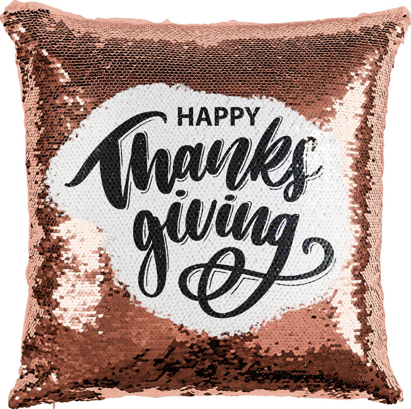 Happy Thanksgiving! with Reversible Sequins