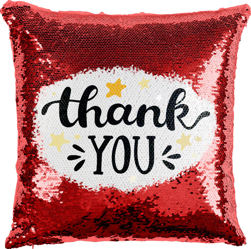 Thank You with Reversible Sequins