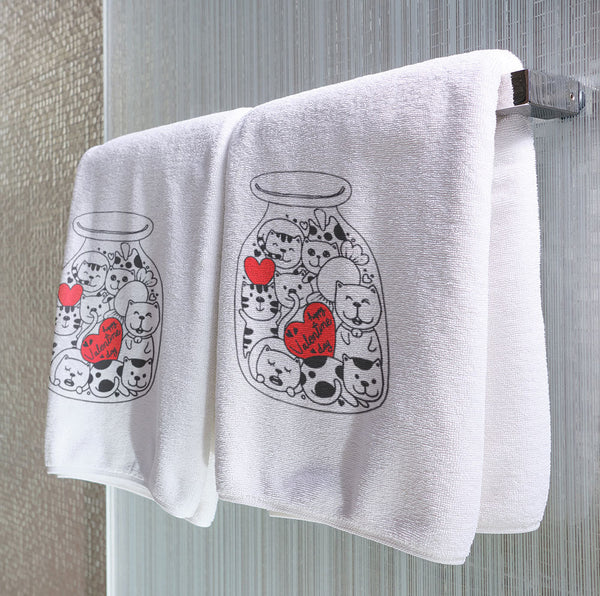 Bottled Cat Love - Towel