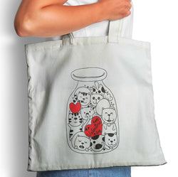 Bottled Cat Love - Tote Bag