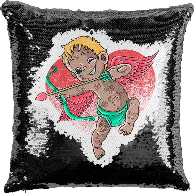 Cupid with Reversible Sequins