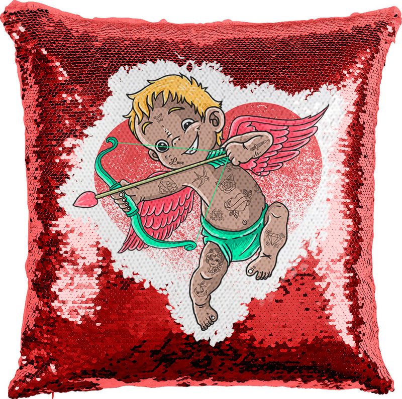 Cupid with Reversible Sequins