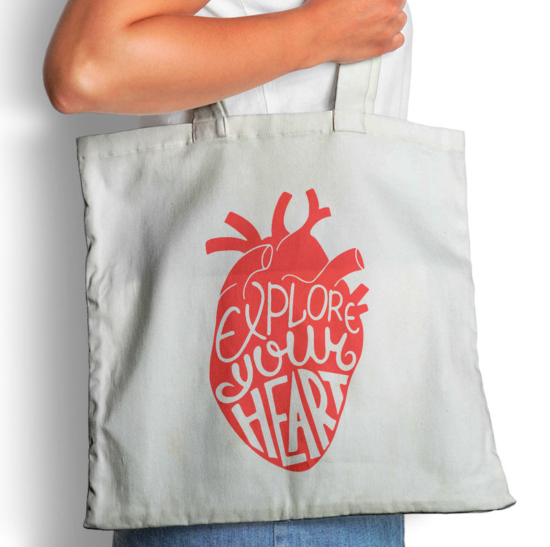 Explore your Heart - Tote Bag