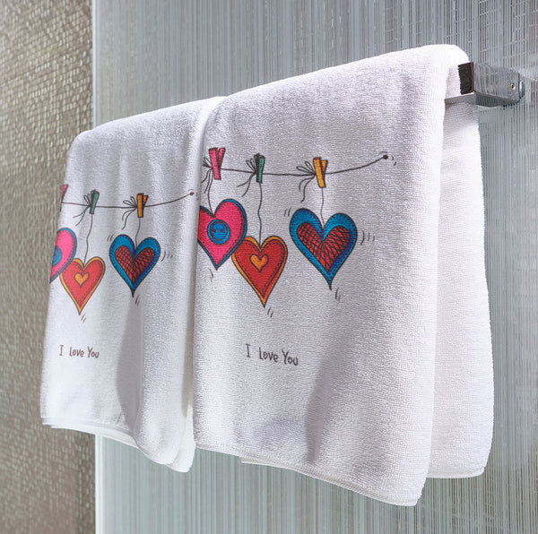 ColorfuI I Love You - Towel