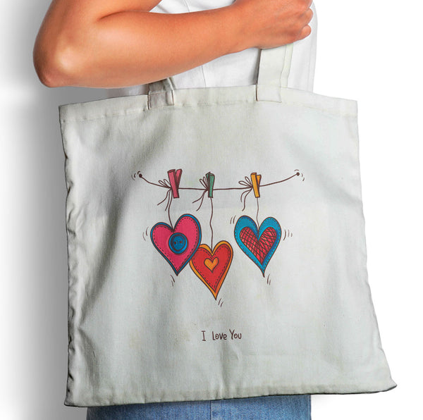 Colorful I Love you - Tote Bag