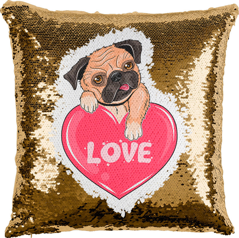 Doggie Love with Reversible Sequins