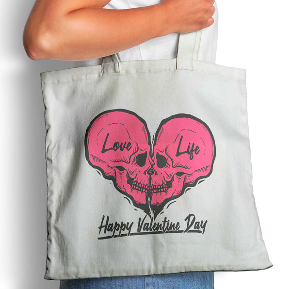 Skull Valentine - Tote Bag