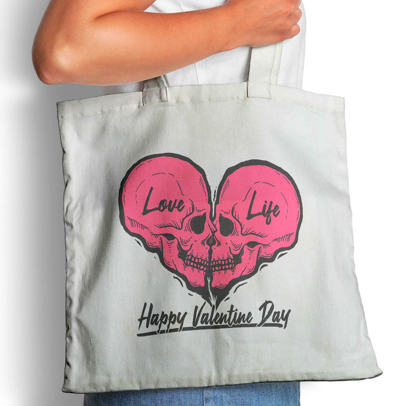 Skull Valentine - Tote Bag