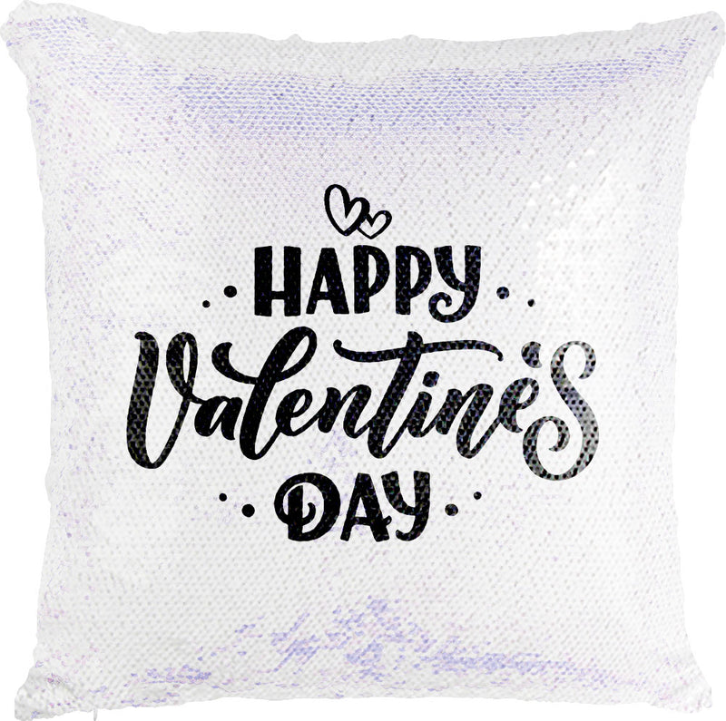 Happy Valentines Day with Reversible Sequins