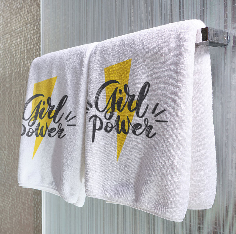 Girl Lightning Bolt - Towel