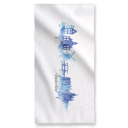 Amsterdam Watercolor - Towel