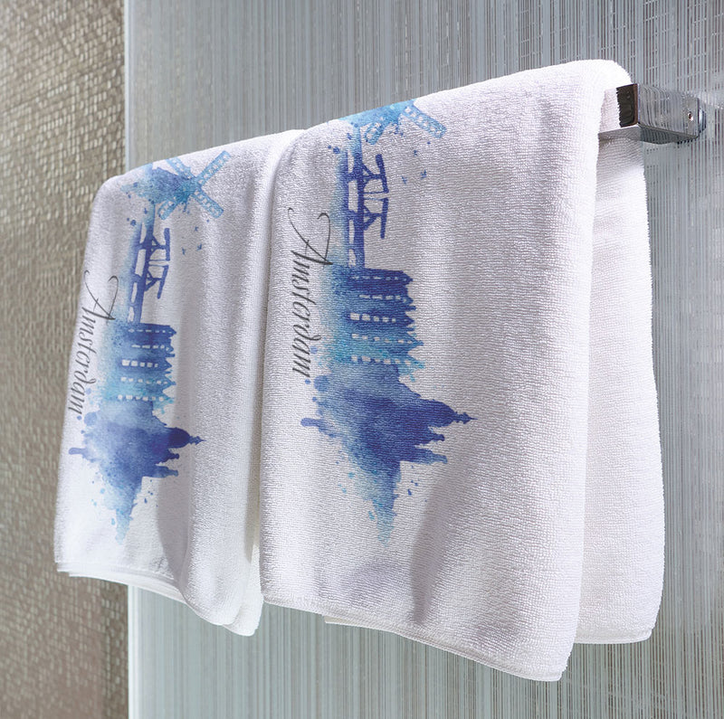 Amsterdam Watercolor - Towel