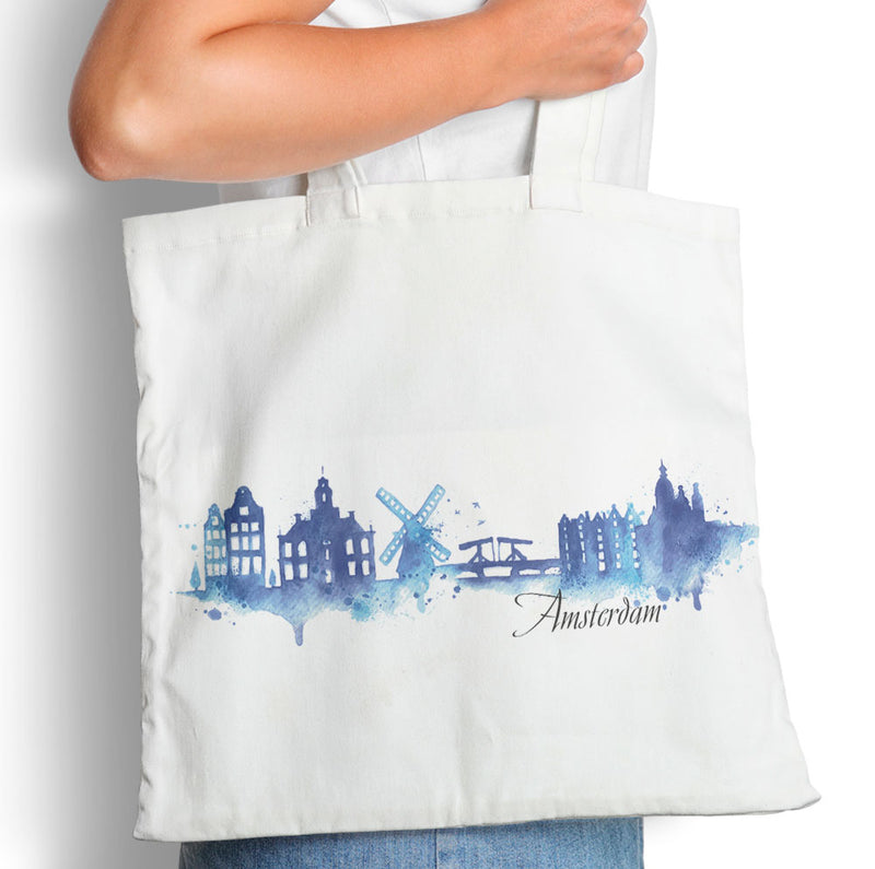 Amsterdam Watercolor - Tote Bag