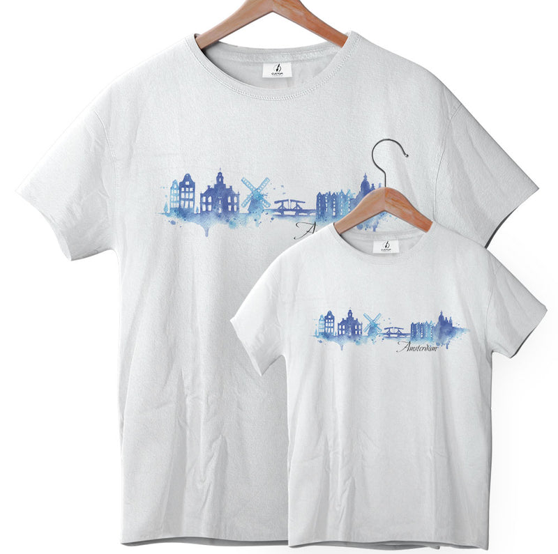 Amsterdam Watercolor - Tee