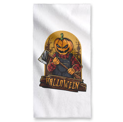 Angry Pumpkin - Towel