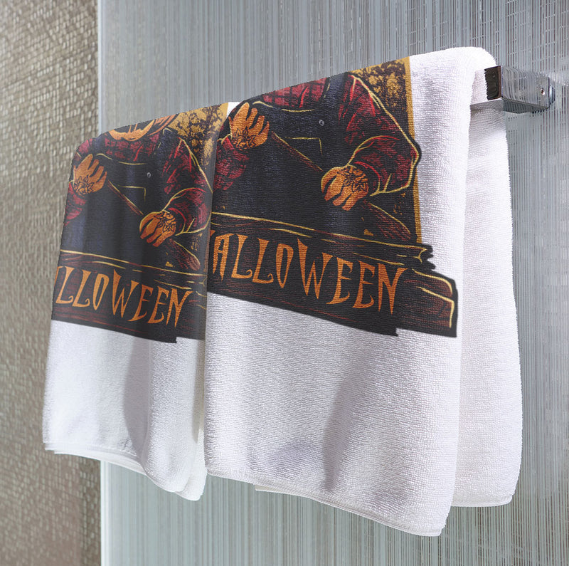 Angry Pumpkin - Towel