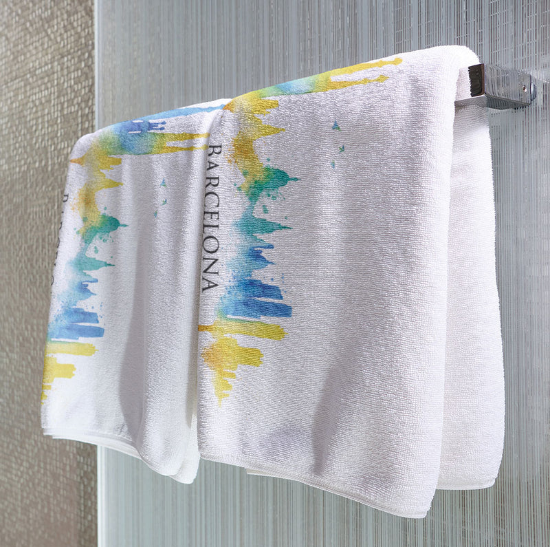 Barselona Watercolor - Towel