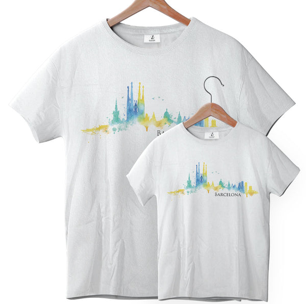 Barcelona Watercolor - Tee