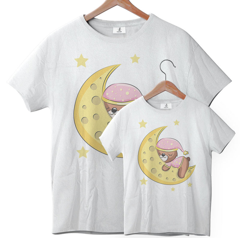 Bear And Moon - Tee