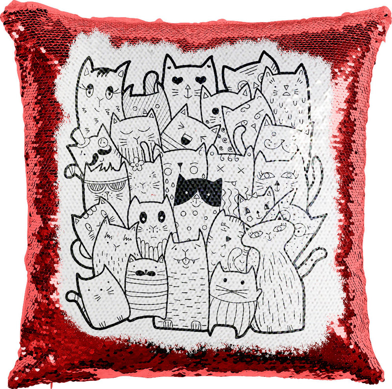 Cats! with Reversible Sequins