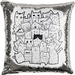 Cats! with Reversible Sequins