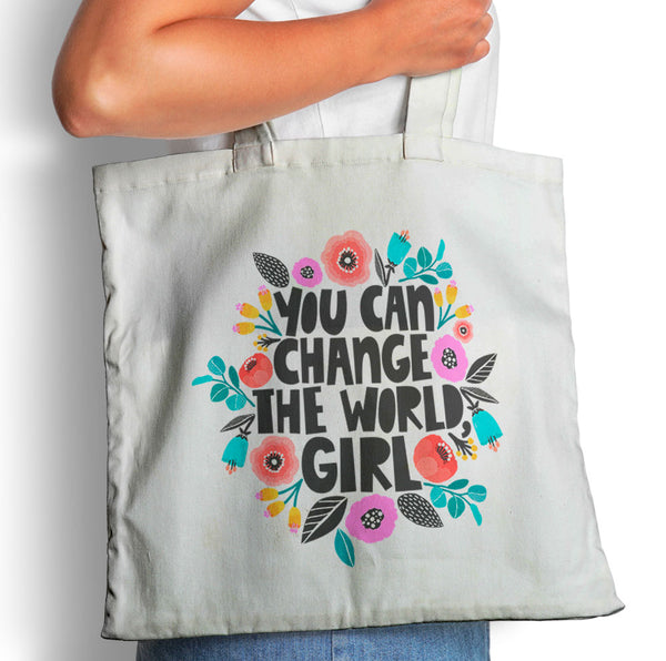 Change the World Girl - Tote Bag