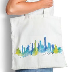 Chicago Watercolor - Tote Bag