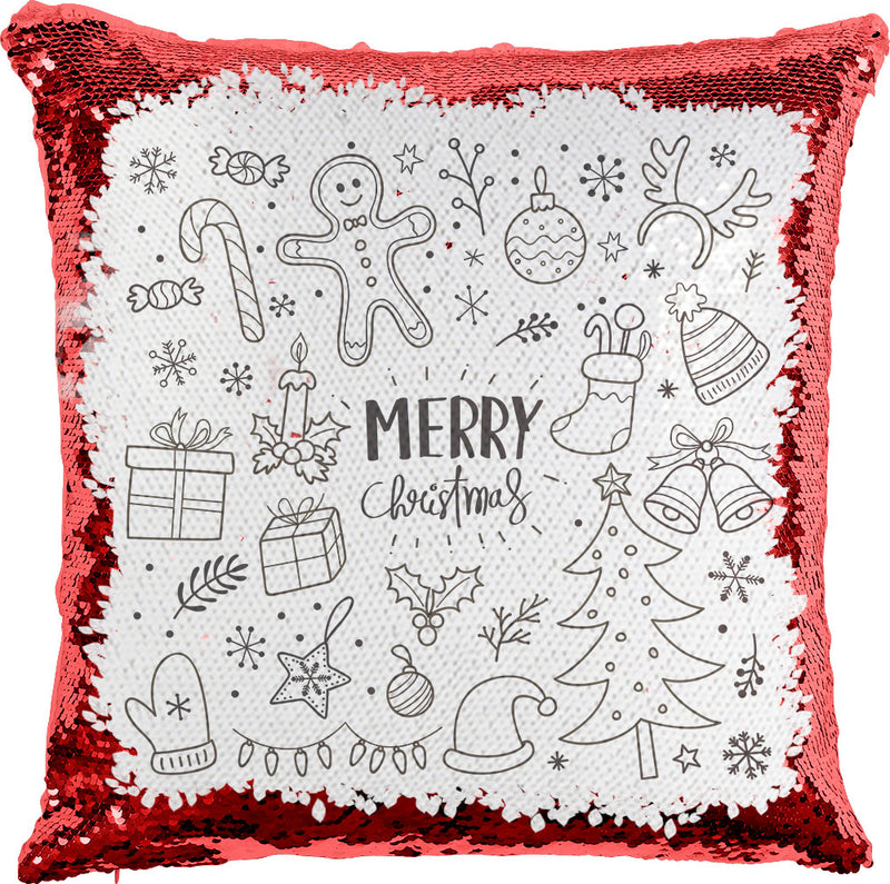 Christmas Decorations with Reversible Sequins