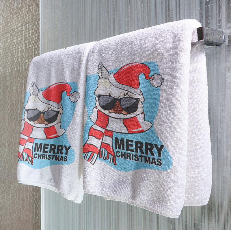 Christmas Llama - Towel